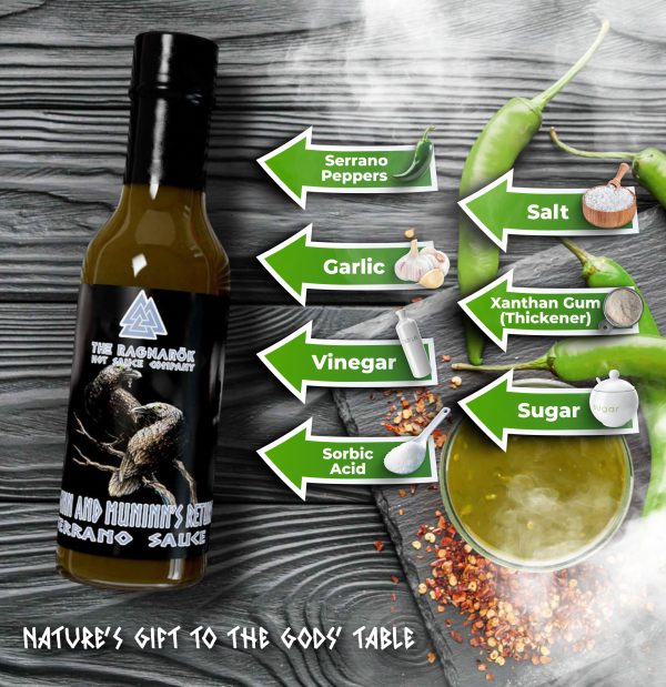Huginn and Muninn’s Return Serrano Sauce - Image 2